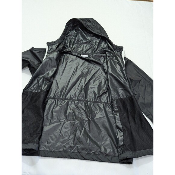 Columbia Flash Forward light Weight Black Jacket Windbreaker Woman's Medium - Picture 12 of 15